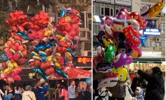 YANICI GAZLA DOLDURULAN UÇAN BALONLAR, PİMİ ÇEKİLMEK ÜZERE BİR BOMBA…!