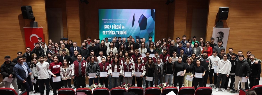 SPORTİF YARIŞMALARDA BANÜ’YÜ TEMSİL EDEN SPORCULARA, “KUPA TÖRENİ VE SERTİFİKA TAKDİMİ”