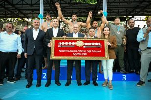 KURTDERELİ’DE ALTIN KEMER MUSTAFA TAŞ’IN…